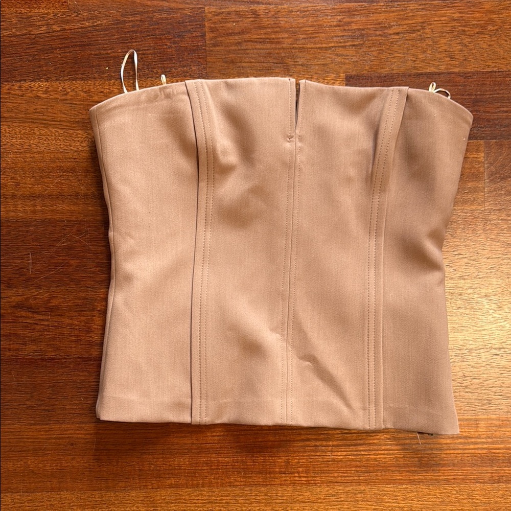 Zara Tan Crop Top
